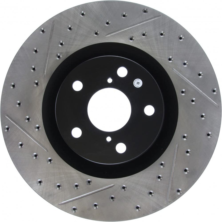 Sport Drilled & Slotted Rotor, Left Stoptech 127.44204L