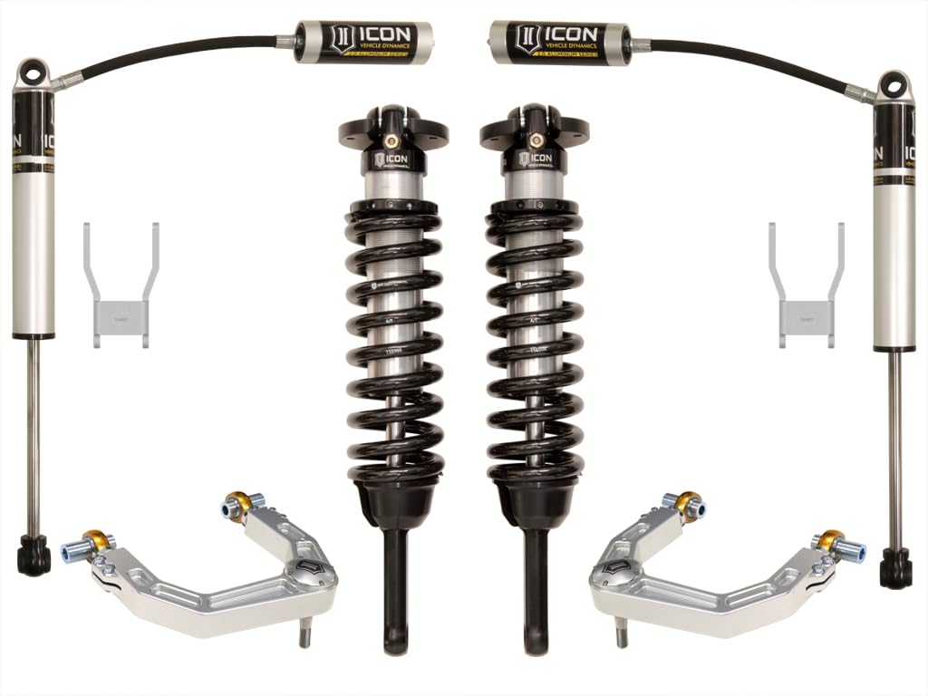 Stage 3 Suspension System, ICON 0-3" Lift, Billet UCA, Compatible with 2012-15 Toyotaa Hilux, K53143