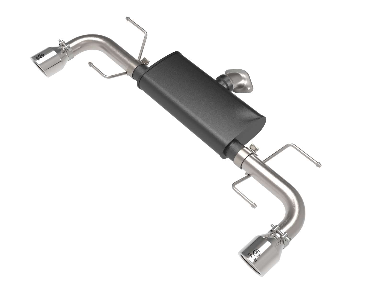 aFe Power 2-1/2 IN 304 Stainless Steel Takeda Axle-Back Exhaust System w/Polished Tip Fit Mazda CX-5 17-22 L4-2.5/2.5L (t) 49-37021-P