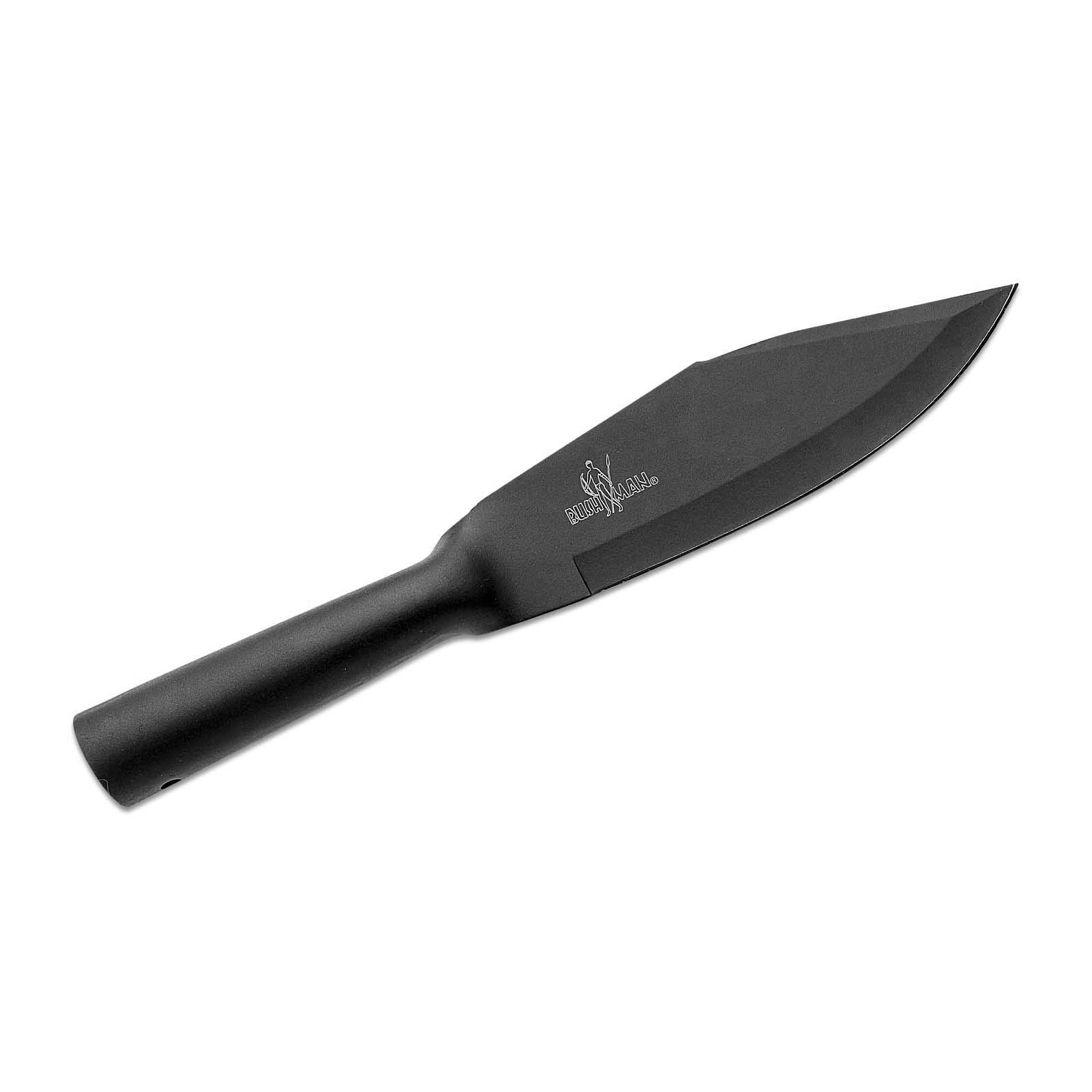 Cold Steel Bushman Bowie Blade Durable Resistant 7" SK-5 High Carbon Fixed Blade Outdoor Survival Hunting Knife, 5.25" Hollow Handle, Secure-Ex Sheath with Ferrocerium Fire Steel