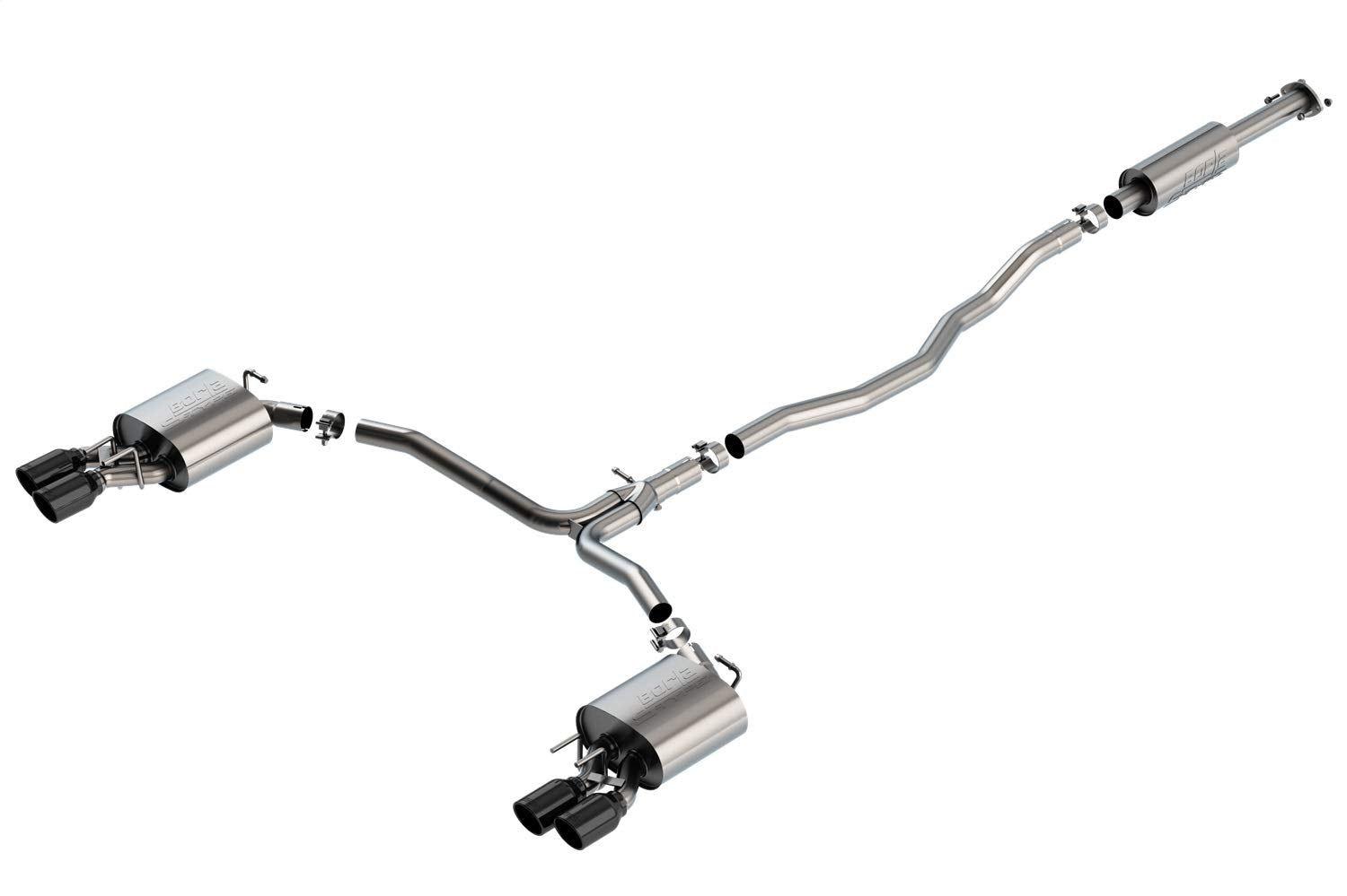 Cat-Back BORLA Performance Exhaust System for 2018-2024 Toyota Camry XSE 3.5L V6 Automatic Transmission Front Wheel Drive 4 Door