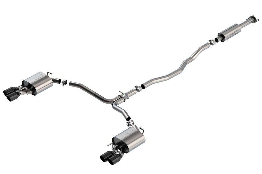 Cat-Back BORLA Performance Exhaust System for 2018-2024 Toyota Camry XSE 3.5L V6 Automatic Transmission Front Wheel Drive 4 Door