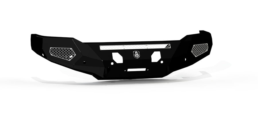 iDentity Road Armor Full Width Raw Front HD Bumper 2204DF-B1-P3-MD-BH