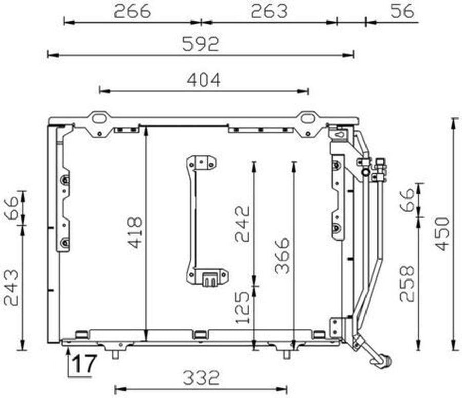 A/C Condenser Mahle - AC244 001S