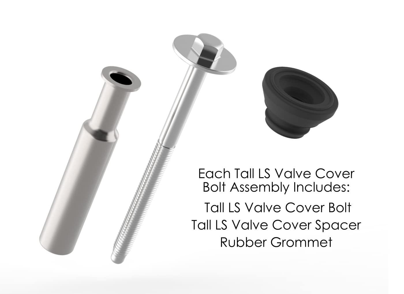 Tall Holley 561-133 LS Valve Cover Bolt Assembly - Single