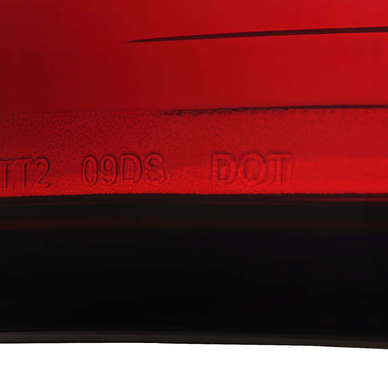 Red LED Tail Lights SPEC-D TUNING w/LED Light Bar Compatible with 2009-2018 Dodge Ram 1500, 2010-2018 Dodge Ram 2500/3500, Left + Right Pair Assembly