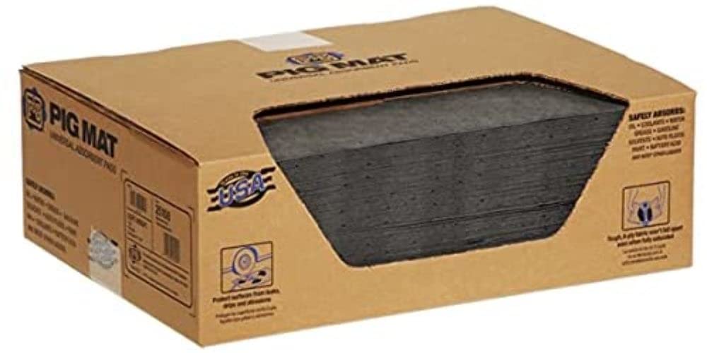 Universal PIG Lt-Wt Abs Mat Pad - 15 x 20, 100/B