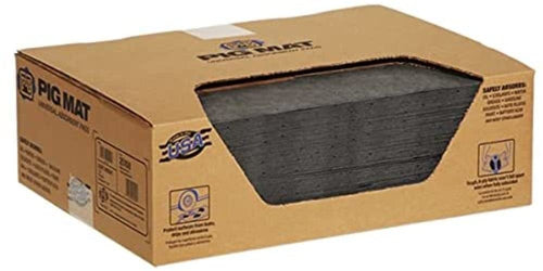 Universal PIG Lt-Wt Abs Mat Pad - 15 x 20, 100/B
