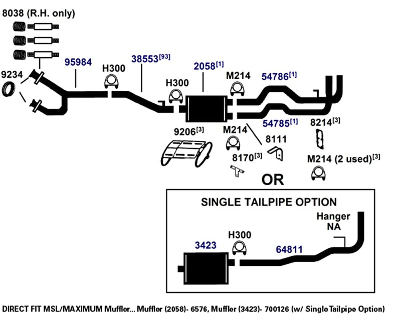 Exhaust AP Bracket 8111