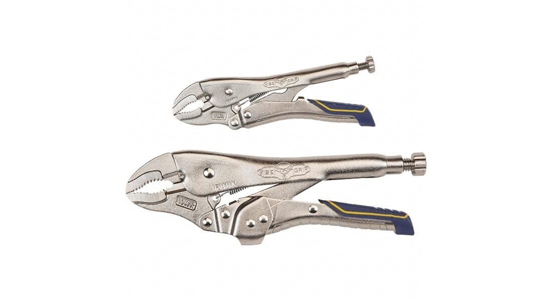 Locking Pliers IRWIN VISE-GRIP Combo Pack, Curved Jaw, 7-Inch & 10-Inch (IRHT82590)