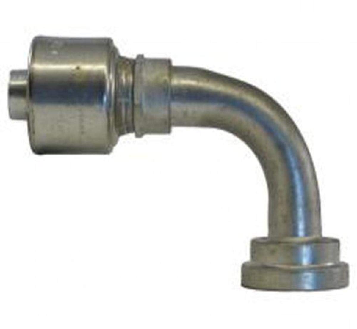 GL Couplings Gates 16GL-16FL90SXBULK, Code 61 O-Ring Flange, 90 Bent Tube, 1" ID (Pack of 25)