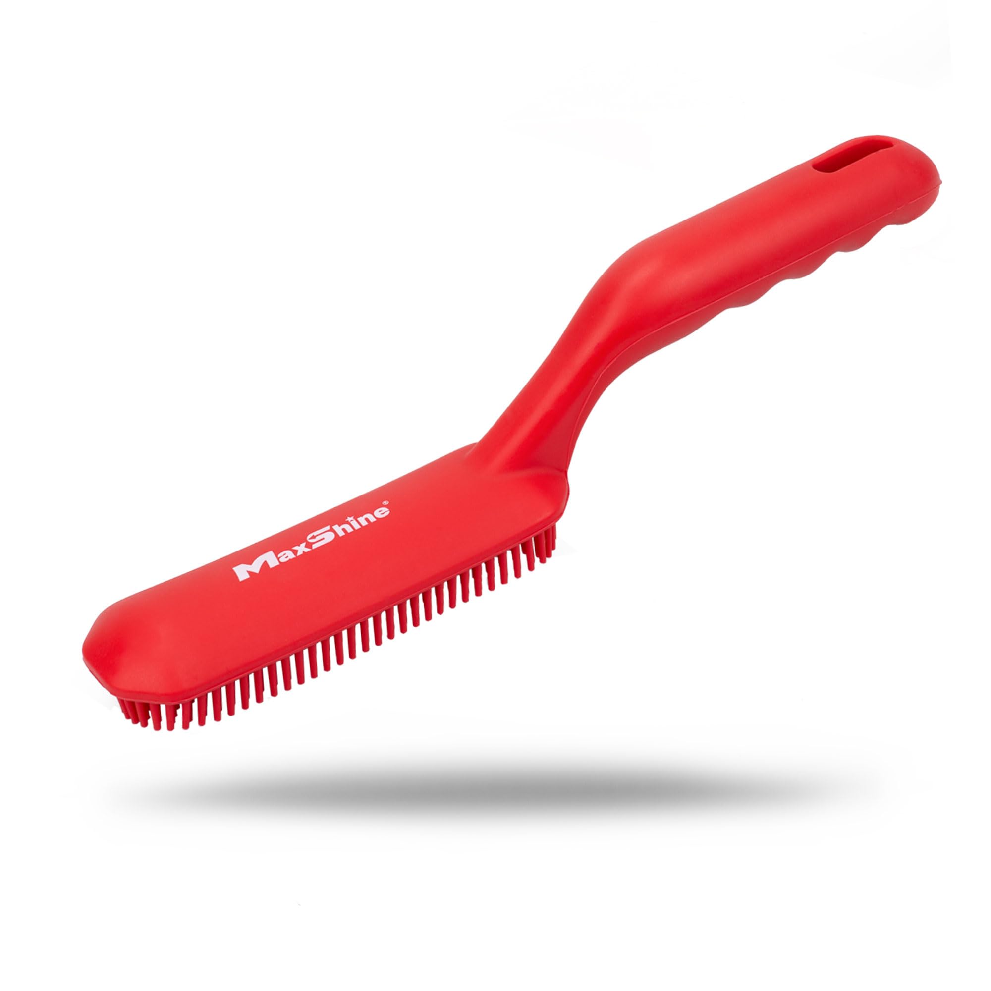 Maxshine Silicone Universal Carpet Detailing Brush | High-Conductivity Bristles Lift Pet Hair, Lint & Debris | Gentle, Durable Cleaning Brush for Carpets, Upholstery & Auto Detailing