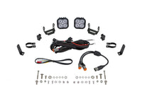 Diode Dynamics 1.75 Inch SS3 Universal Bumper Roll Bar Light Kit, White SAE Fog Sport