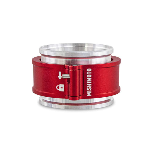 Mishimoto Quick Release Clamp Assembly MMCLAMP-QD-25RD, 2.5" Red