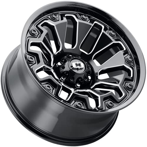 Armor Vision 362 18x9 5x150 +12mm Black/Milled Wheel Rim 18" Inch