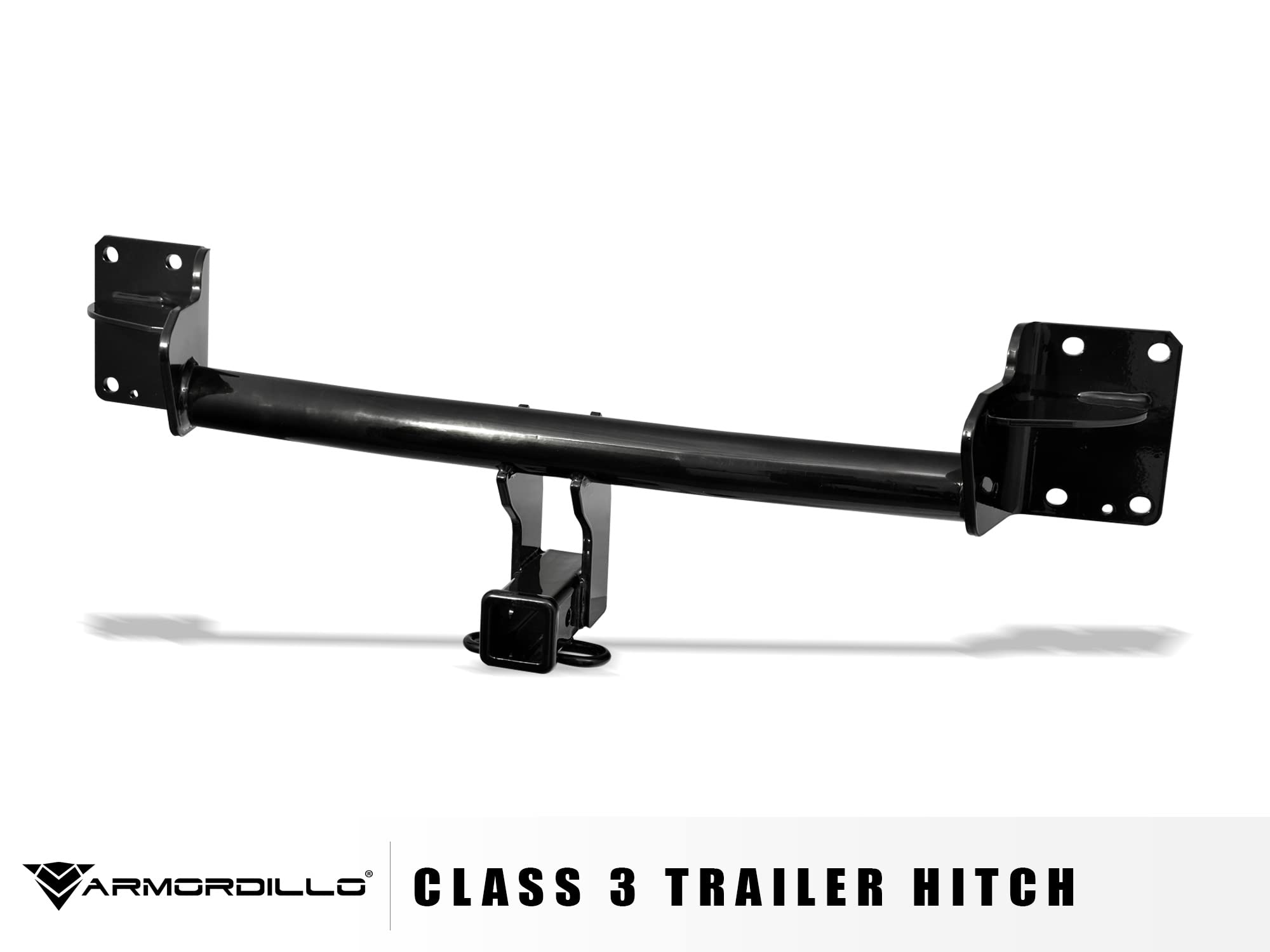 Class 3 Armordillo 7163942 Trailer Tow Hitch with 2" Receiver Tube - Black Fits 2007-2018 BMW X5 E70 F15 / 2014-2019 X6 F86