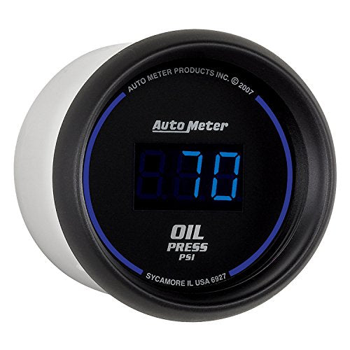 Cobalt Auto Meter 6927 Digital 2-1/16" 0-100 PSI Oil Pressure Gauge