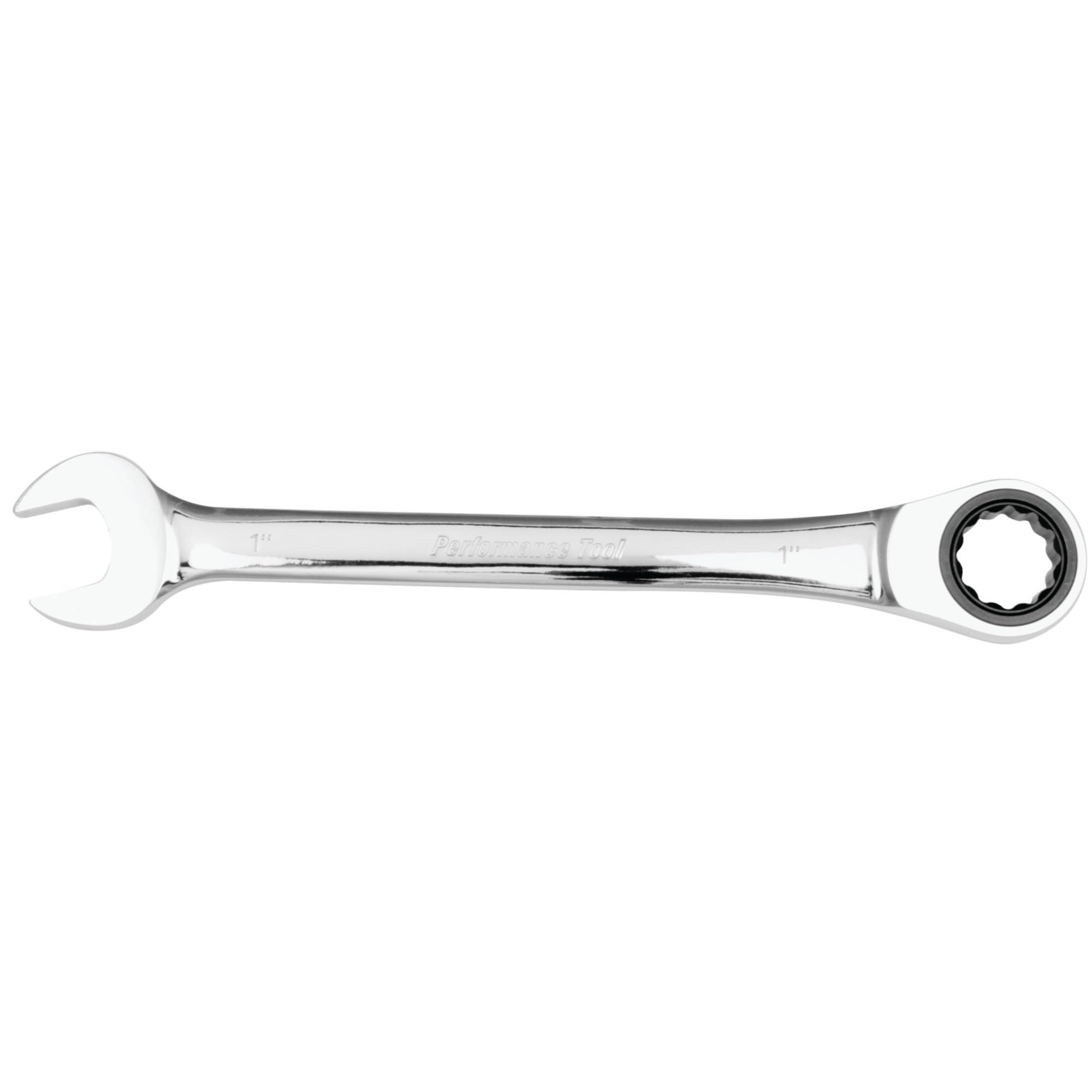 1-Inch Performance Tool W30262 Ratcheting Chrome Vanadium SAE Wrench
