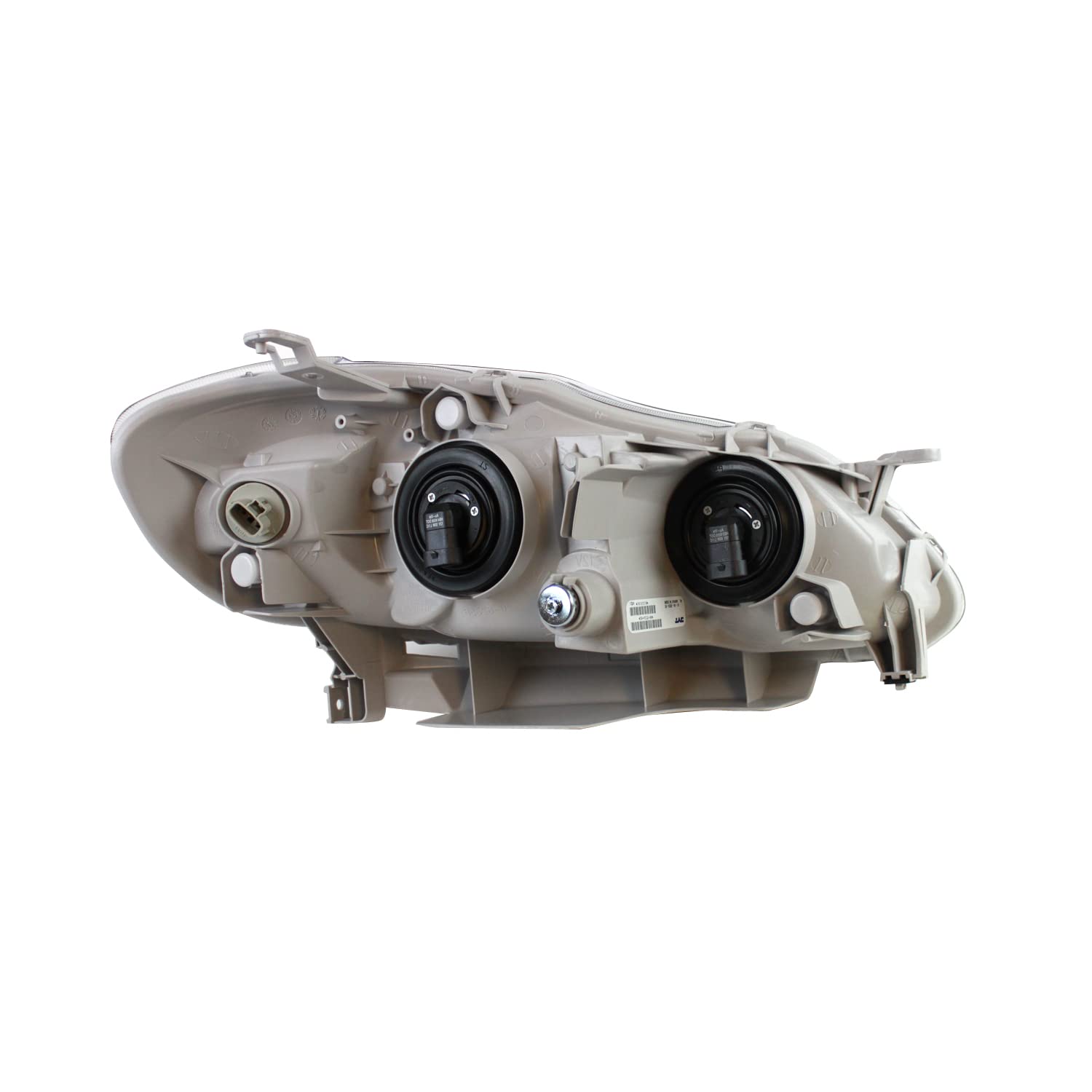 Left TYC Headlight Assembly Compatible with 2003-2004 Toyota Corolla
