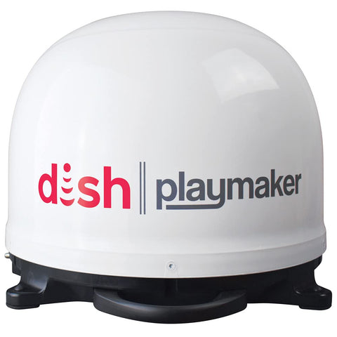 Winegard PL8000R White Dish Playmaker Dual with Wally HD Receiver Bundle