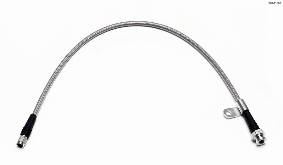 Wilwood FLEXLINE, 24in. OAL, M10x1 TO -3, W/BRACKET 220-11592