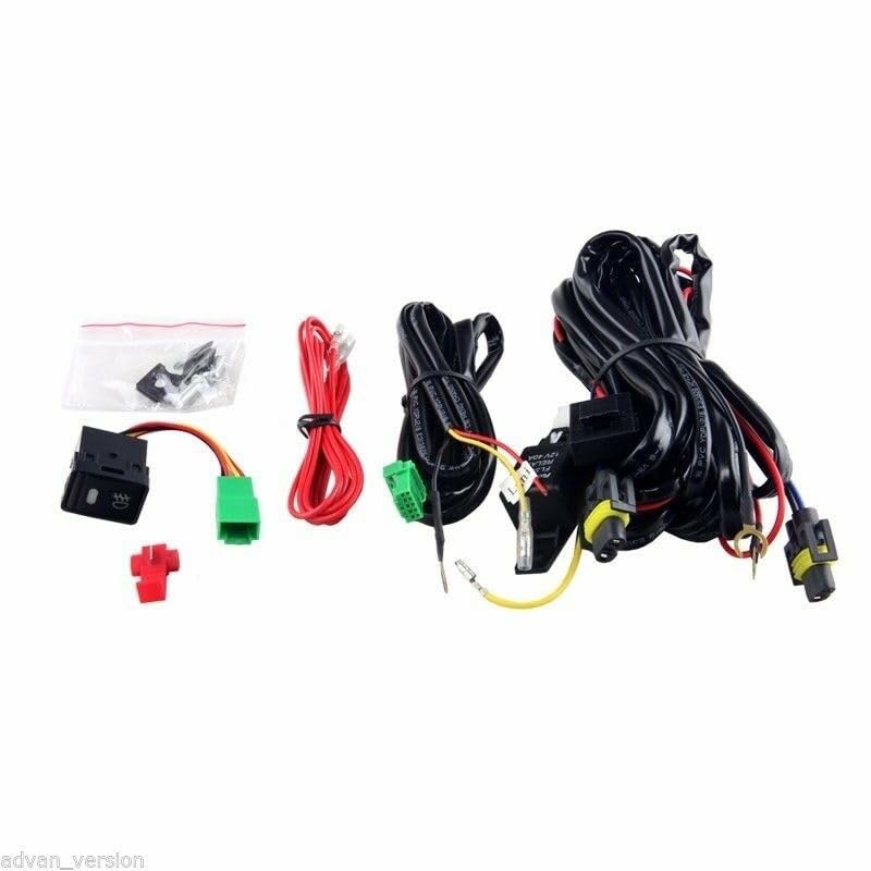 OEM Replica Black Horse Fog Light Clear Compatible with 2015-2016 Nissan Murano-NS374OE