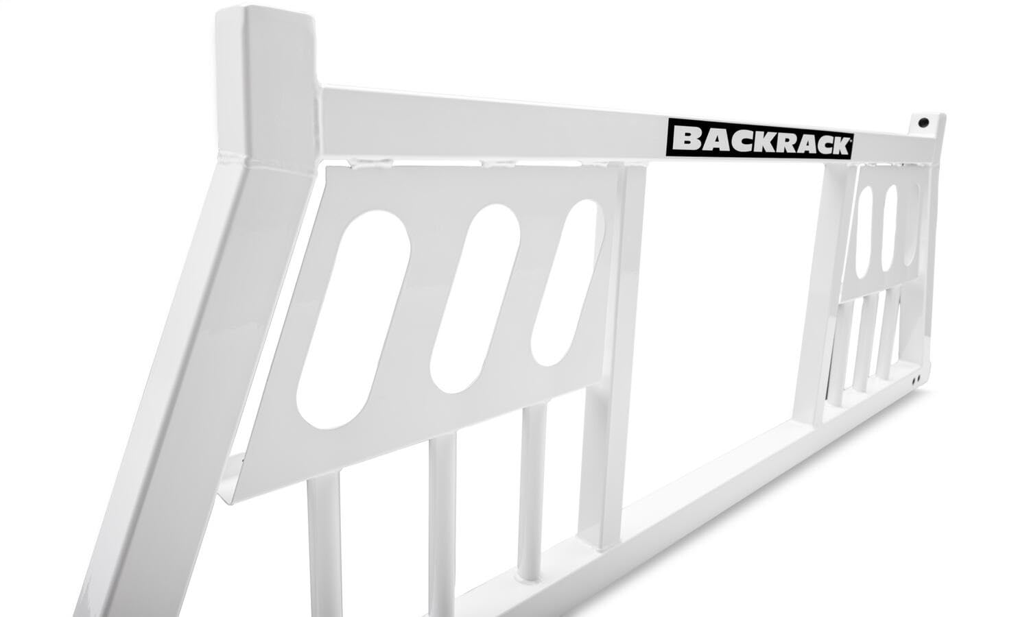BACKRACK RealTruck Safety Rack Frame Only, White | 148TLW | Fits 2001-2025 Chevrolet/GMC Silverado/Sierra 2500/3500HD; 2017-2025 Dodge RAM 1500/2500/3500; 2004-2025 Nissan Titan & Others