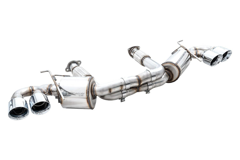 AWE Tuning Cat-Back Track Exhaust, Chrome Tips for 2020-2023 Corvette