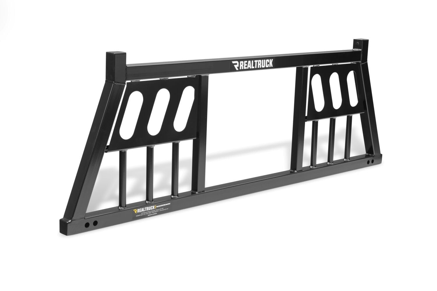 BACKRACK RealTruck Three Light Rack Frame Only | Black, No Drill | 149TL | Fits 2019-2025 Chevrolet/GMC Silverado/Sierra 1500; 2008-2019 & 2022-2025 Toyota Tundra; 2004-2025 Ford F-150 & Others