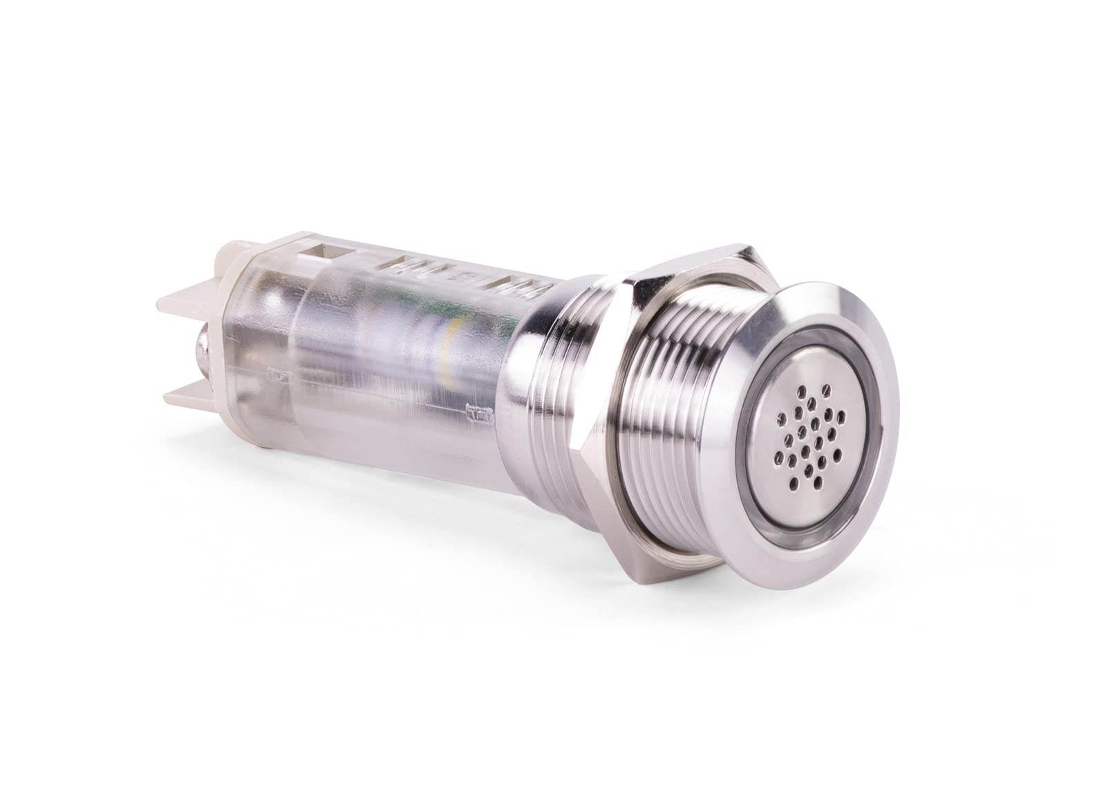 Buzzer, Sierra EA01040, Stainless Steel w/Flashing LED Warning