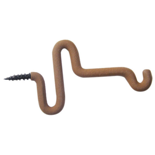 HME Accessory Extra Long Coated Hunting Hook Convenient Way to Hold Multiple Items Sharp Tip Easily Screws into Tree, Single