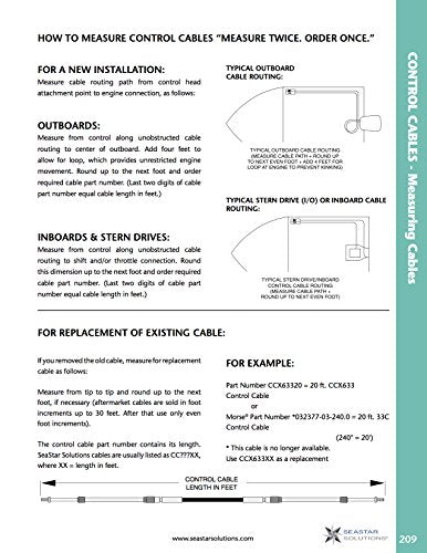 Dometic Control Cable SeaStar Xtreme, CCX63023, 23ft.