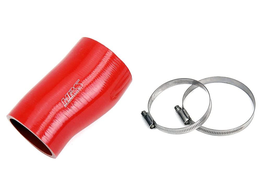 Red HPS Performance 57-1765-RED Silicone Air Intake Hose Post MAF Tube, 1 Pack