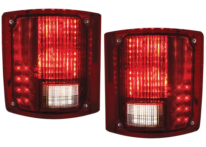 LED87FS Brothers Trucks LED Tail Light Assemblies - Standard - Fleetside - Pair