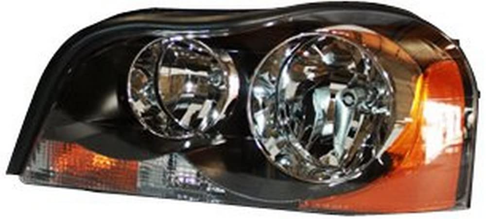 Left TYC Headlight Assembly Compatible with 2003-2014 Volvo XC90