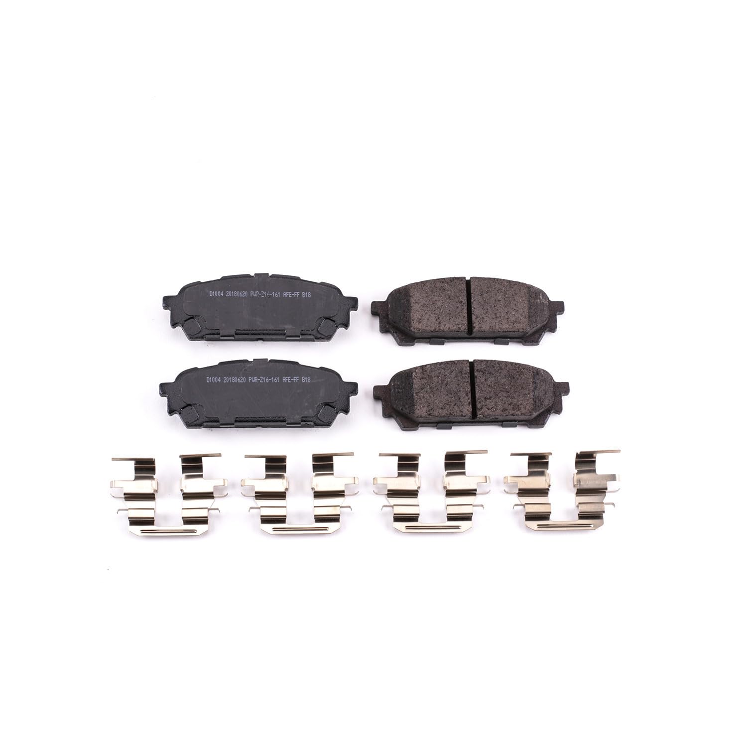 Power Stop Brake Kit Front For Saab 9-2X 2005-06 |Subaru Forester 2003-08 |Impreza 2003-07 - Ceramic Brake Pads With Installation Hardware, 17-1004
