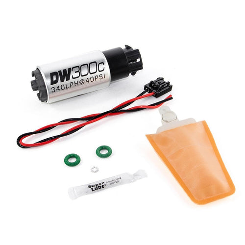 Compact DeatschWerks 9-309-1006 Fuel Pump (340lph with Clip with 1006 Install Kit), 1 Pack