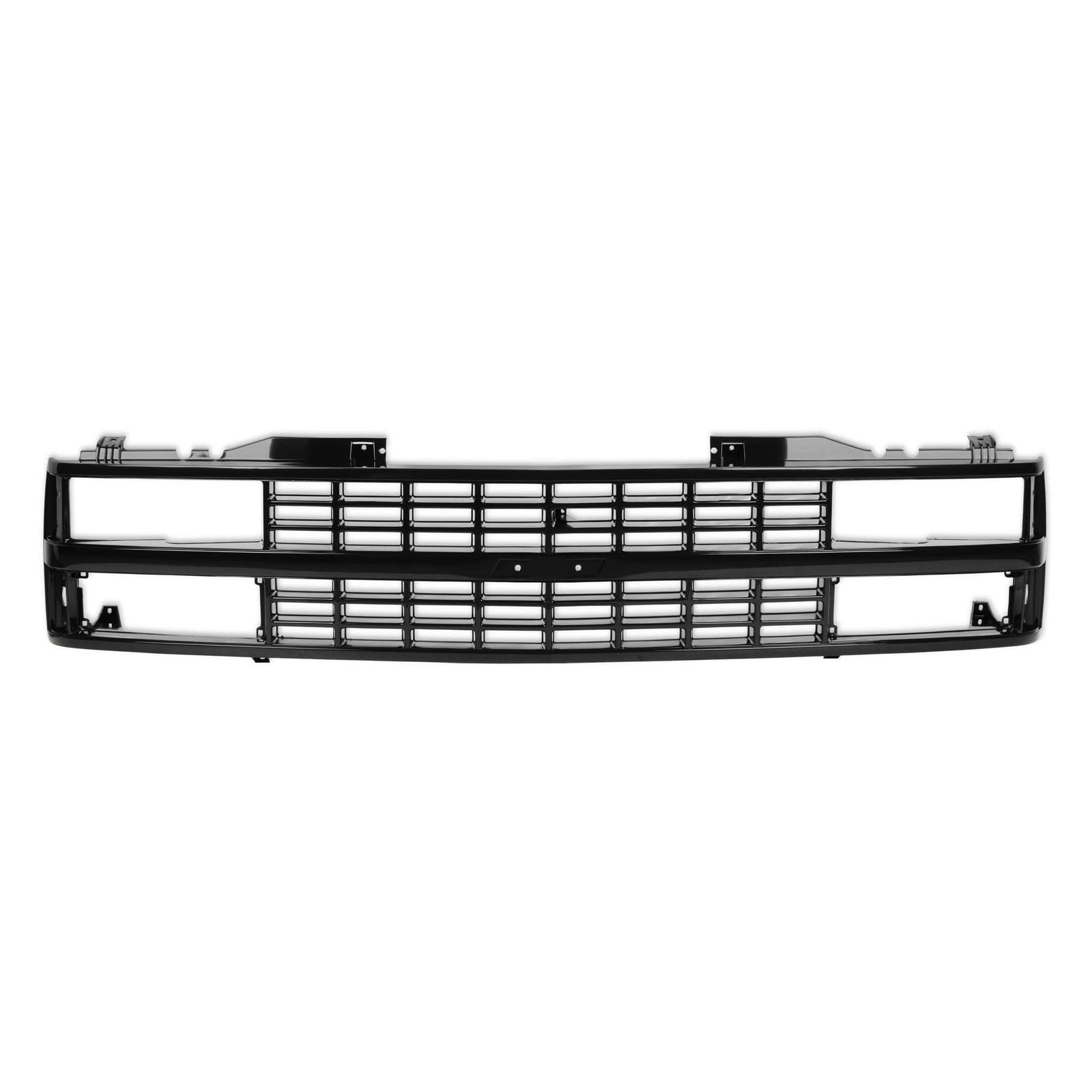 Holley 04-365 Compatible with Chevy 88-93 GMT400 Grille, Dual Headlight, Black