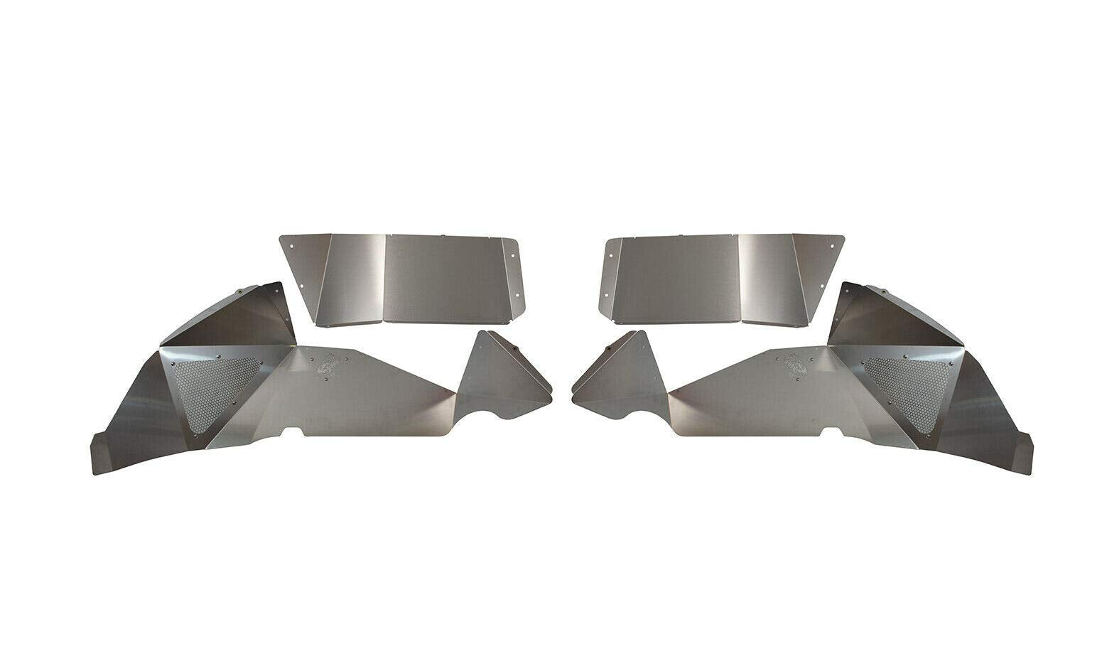 FISHBONE FB33108R Offroad: Rear Inner Fenders Jl - Raw Aluminum