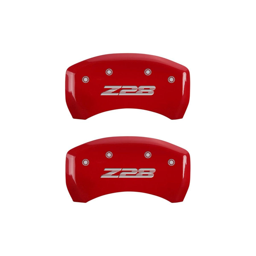 Caliper Covers MGP 14027SZ84RD Generation 4 & Camaro Red Caliper Covers - Engraved Front & Rear44; Set of 4