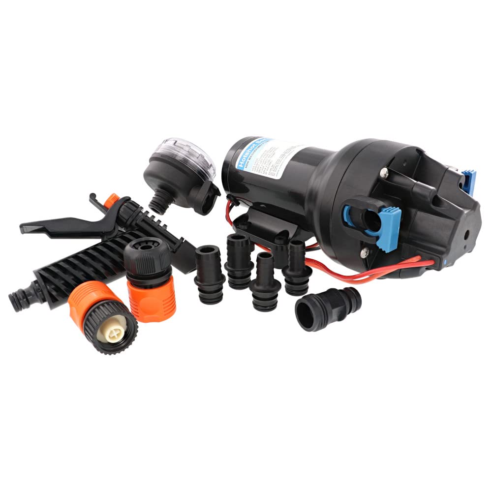 HotShot HD5 Jabsco P501J-119N-3A Marine Washdown Pump - 12V, 5 GPM, 70 PSI Shut-Off