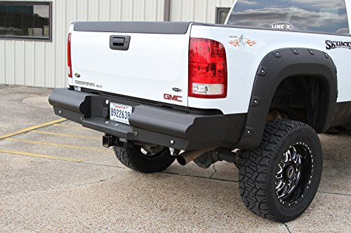 Fab Fours Elite Rear Bumper 2 Stage Black Powder Coated CH99-U1250-1 Rear Bumper
