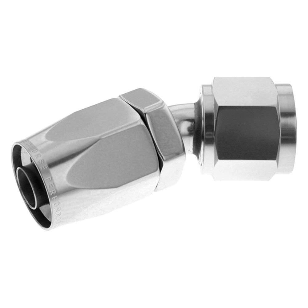 6030-04-5 Redhorse Performance Aluminum Hose End (Clear), 1 Pack