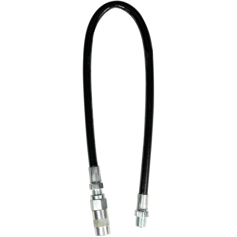 18-Inch Performance Tool W54211 Flex Grease Gun Hose Extension With Coupler, 4,500 Working PSI (1/8 NPT)
