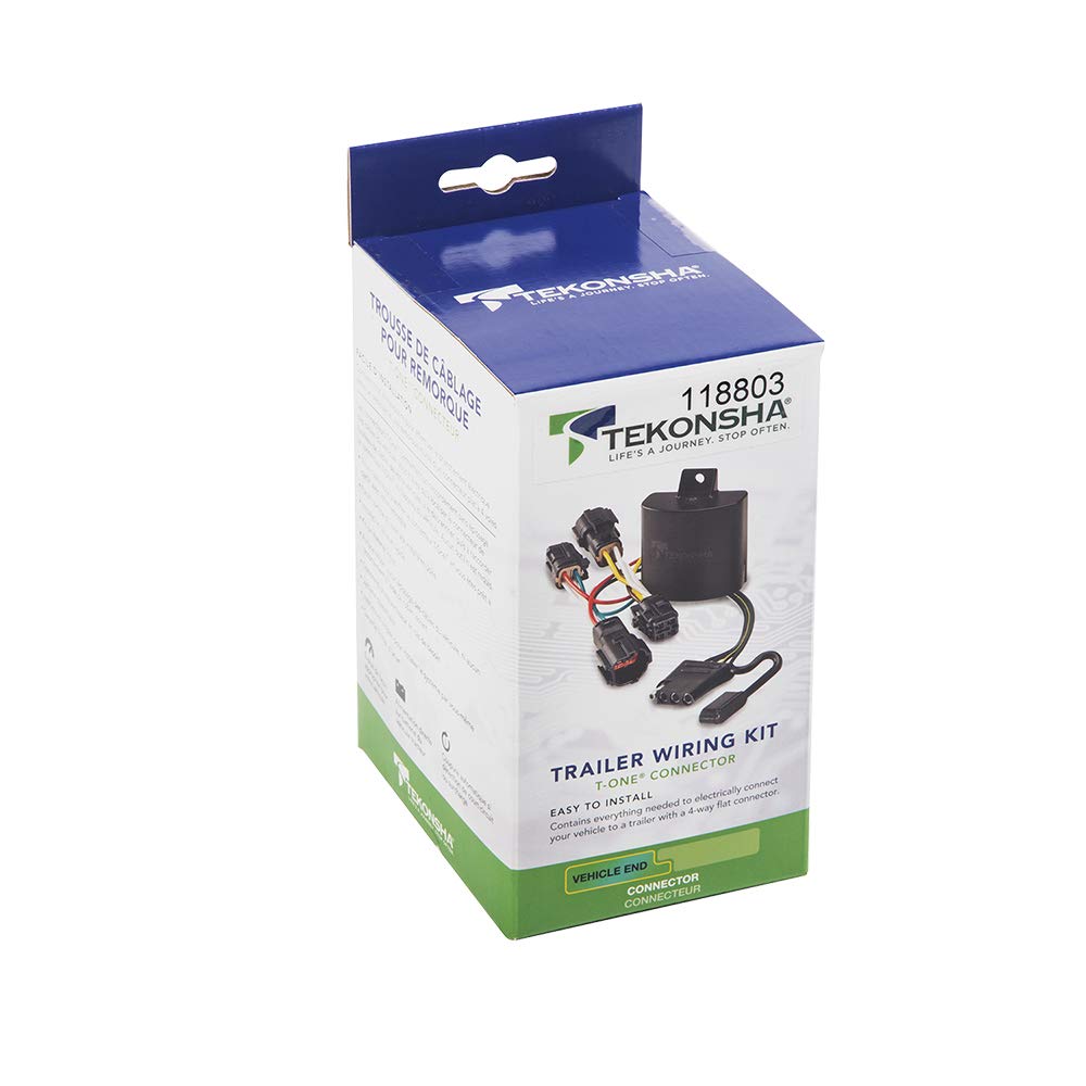 T-One® Tekonsha Harness, 4-Way Flat, Compatible with Select Lincoln Nautilus