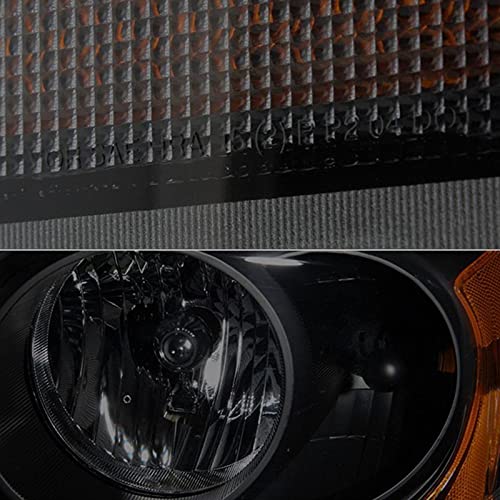 Headlight Xtune HD-JH-DDU04-AM-BSM - Black Smoked Dodge Durango 04-05 OEM Headlamps