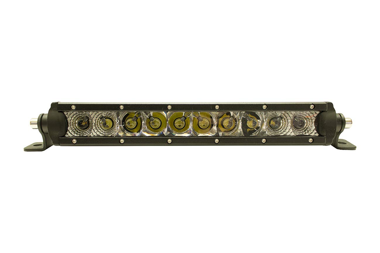 Race Sport Lighting ECO-SLIM Series RSUS50W 11.5 in LED Light Bar - Single Row 50 Watts CREE Diode Combo Beam