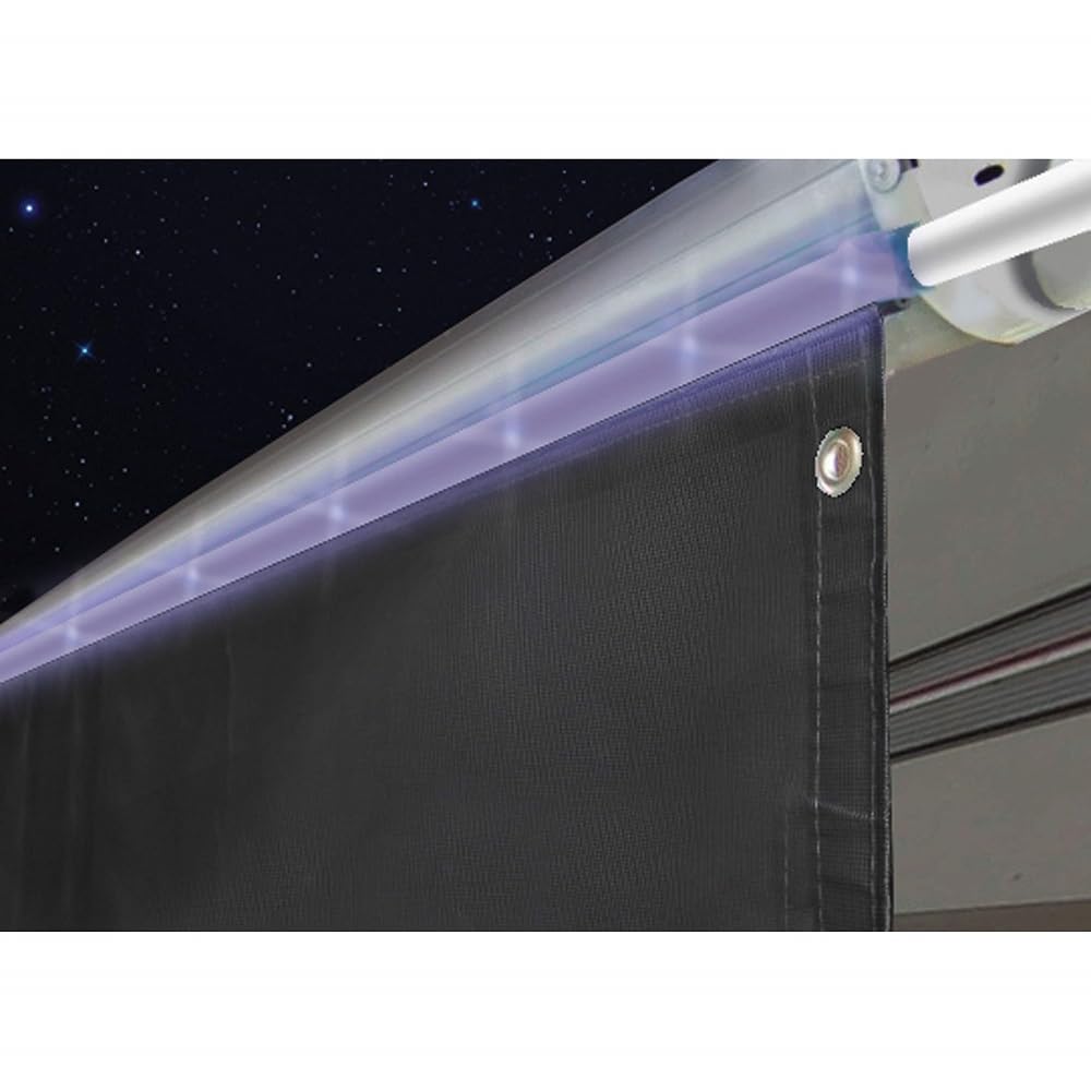 Valterra 15' Awning Drape with A30-0750 Solar Rope Lights