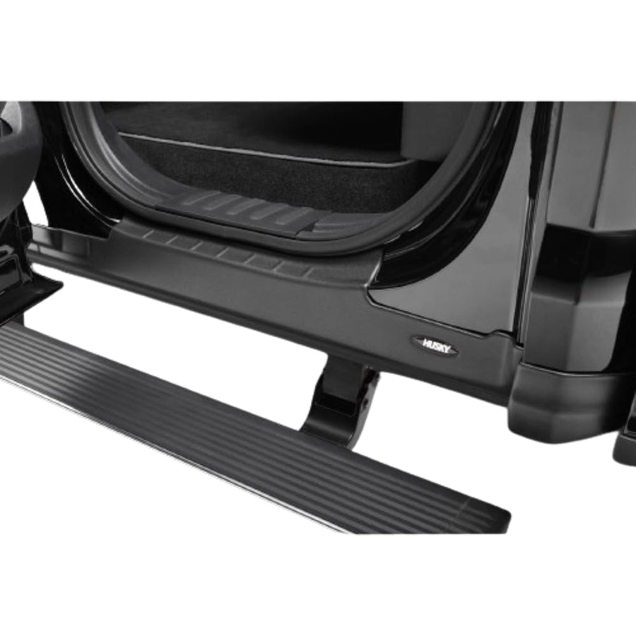 Husky Liners Rocker Panel Trail Armor | Fits 2007-2013 Chevrolet Silverado & GMC Sierra 1500; 2007-2014 Chevrolet Silverado & GMC Sierra 2500/3500, Extended Cab | 4-pc Black - 2874079