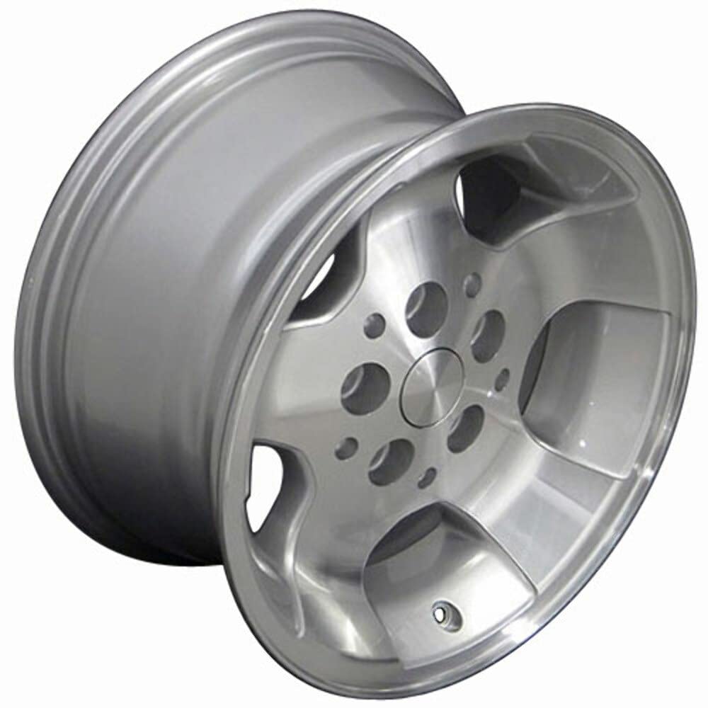 JP08-15080-5450-25MS Silver Machined Wheel OE Wheels LLC Painted (15 x 8. inches /5 x 114 mm, 25 mm Offset)
